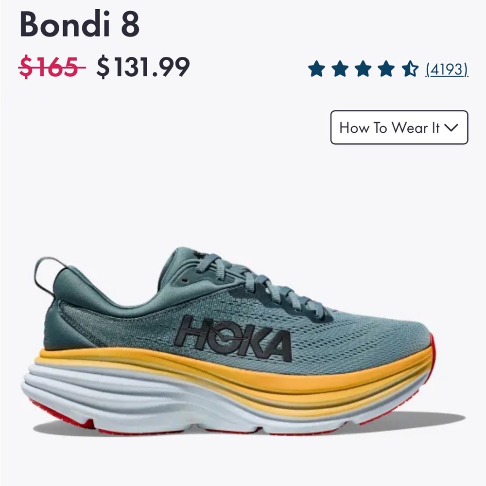 Bondi 8 Mens Hoka